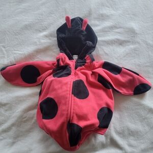 Carter's Pink and Black Ladybug Costume